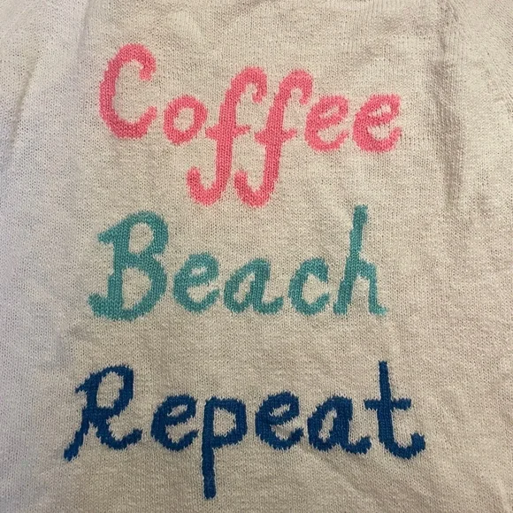 Lilly Pulitzer Coffee Beach Repeat Danette Sweater - Picture 5 of 12